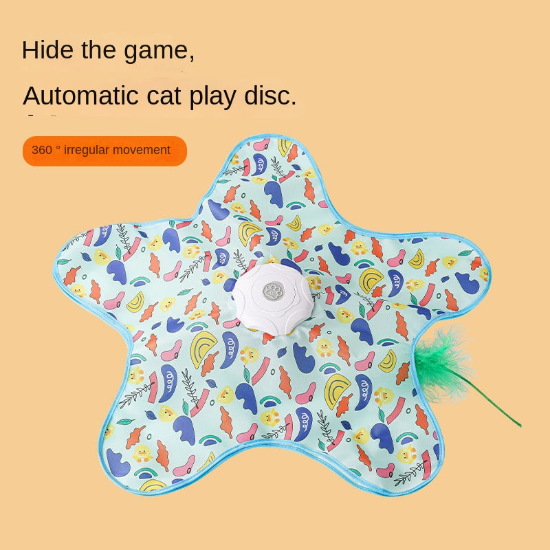 Rechargeable Cat Interactive Toy Mat for Hunting Play