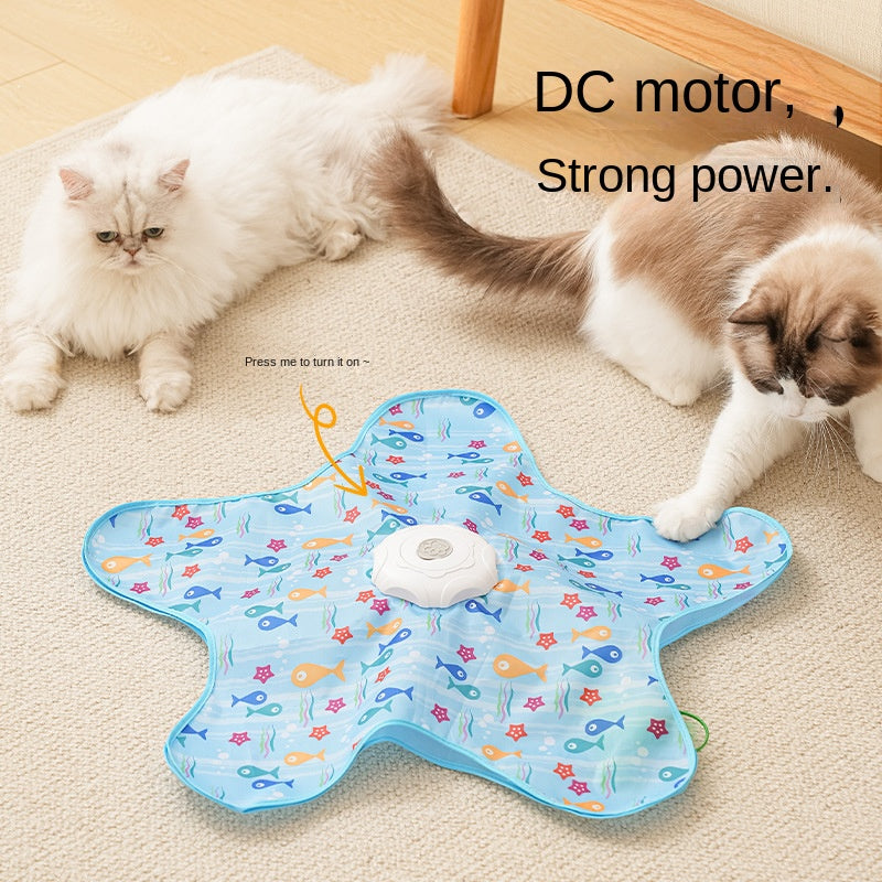 Rechargeable Cat Interactive Toy Mat for Hunting Play