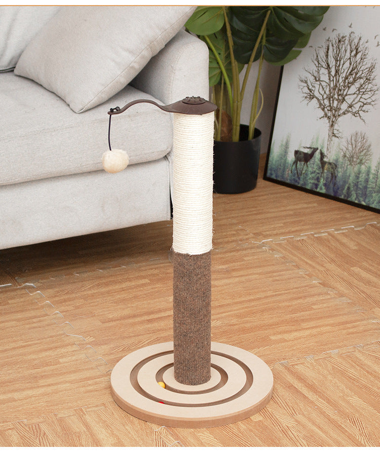 Vertical Cat Scratcher Tower for Sofa Protection & Play