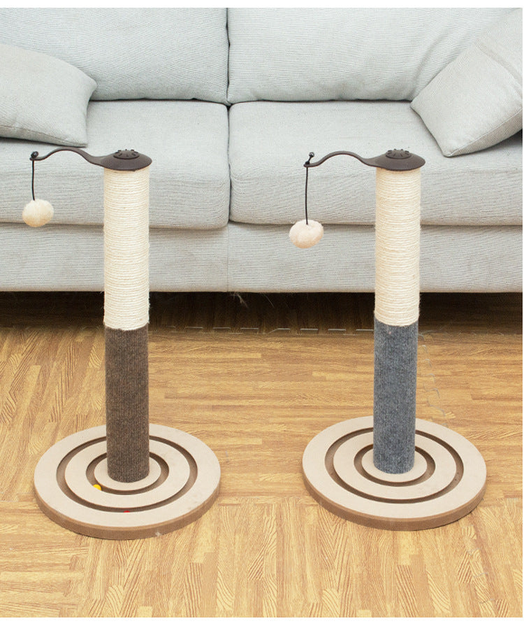 Vertical Cat Scratcher Tower for Sofa Protection & Play
