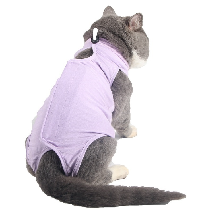 Cat Surgery Recovery Suit for Post-Op Wound Protection