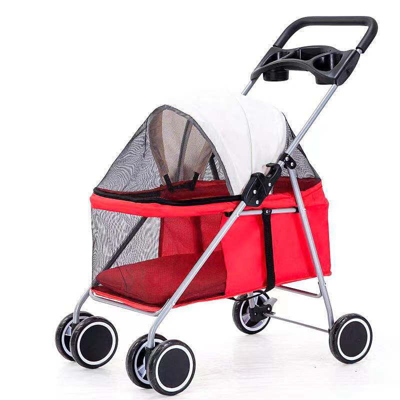 Portable Folding Pet Stroller for Small Dogs & Cats