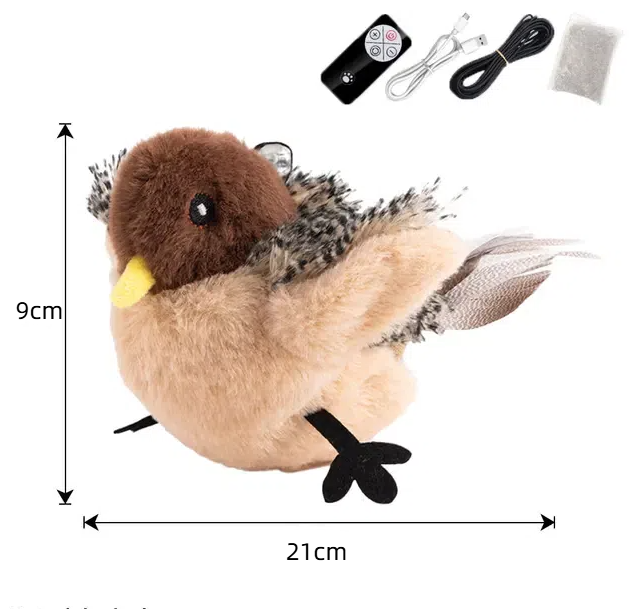 Interactive Cat Toy Bird for Indoor Boredom Relief