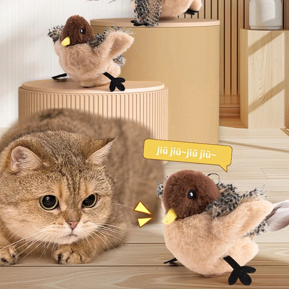 Interactive Cat Toy Bird for Indoor Boredom Relief