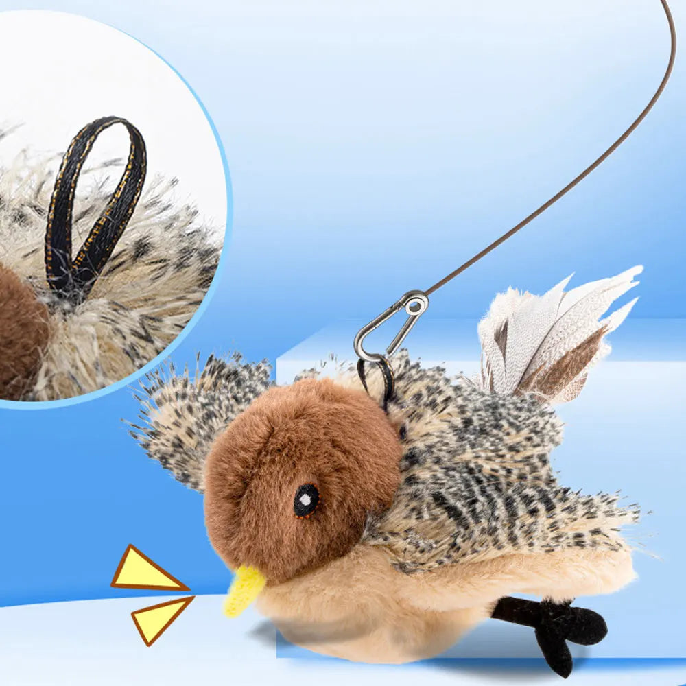 Interactive Cat Toy Bird for Indoor Boredom Relief