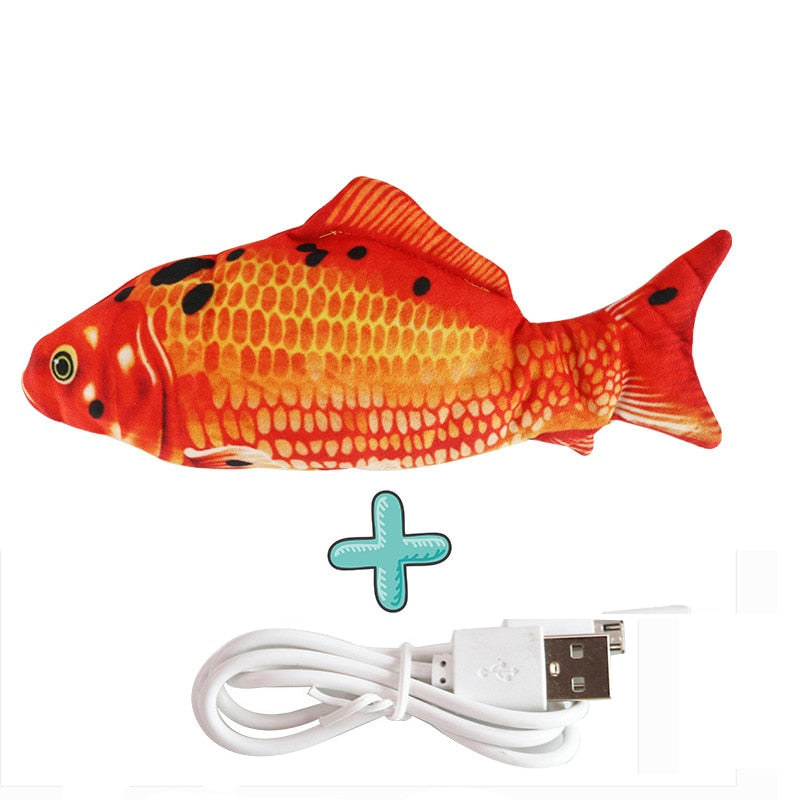 Interactive Fish Cat Toy for Indoor Play & Exercise