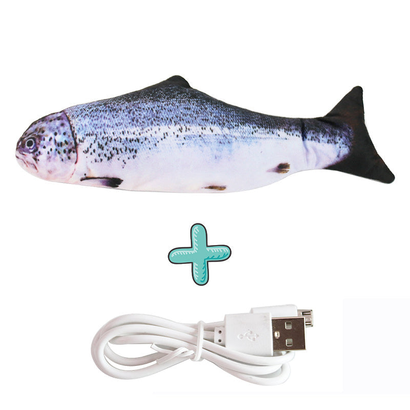Interactive Fish Cat Toy for Indoor Play & Exercise
