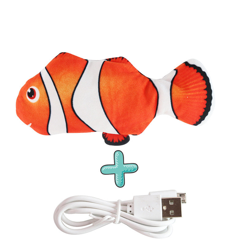 Interactive Fish Cat Toy for Indoor Play & Exercise
