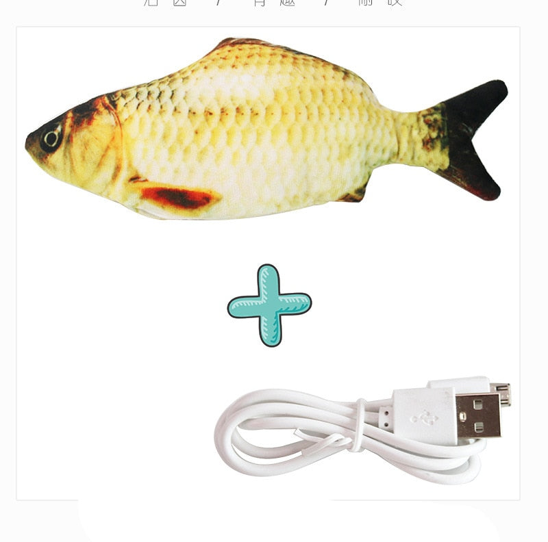 Interactive Fish Cat Toy for Indoor Play & Exercise