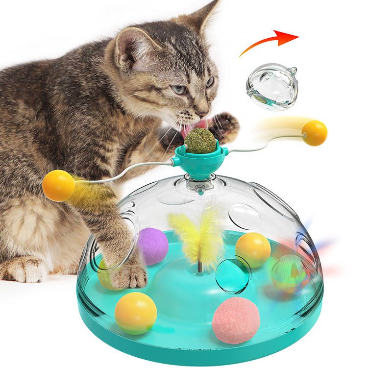 Interactive Cat Toy for Indoor Enrichment and Play