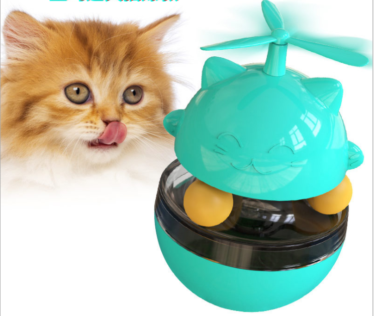 Cat Slow Feeder Ball for Interactive Treat Playtime