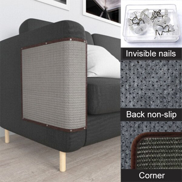 Cat Scratching Mat: Sofa Protection With Sisal Pad