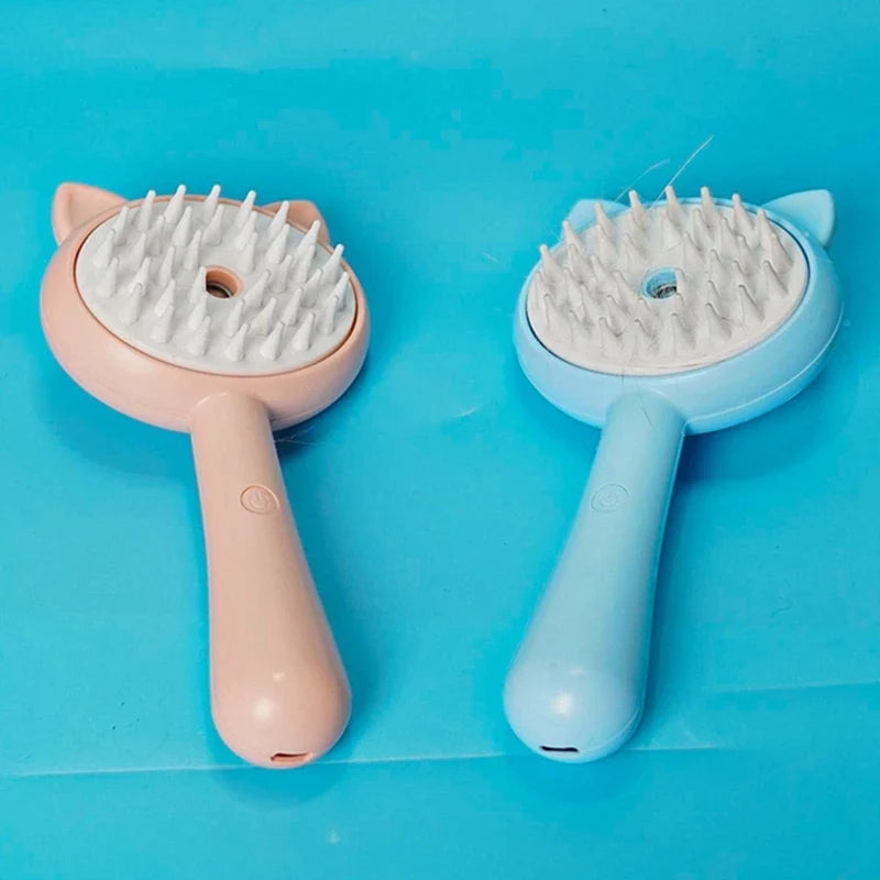 Electric Pet Grooming Brush for Gentle Hair Removal