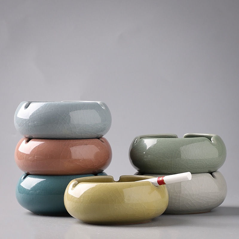 Ceramic Ashtray for Stylish, Cleaner Home Tabletops