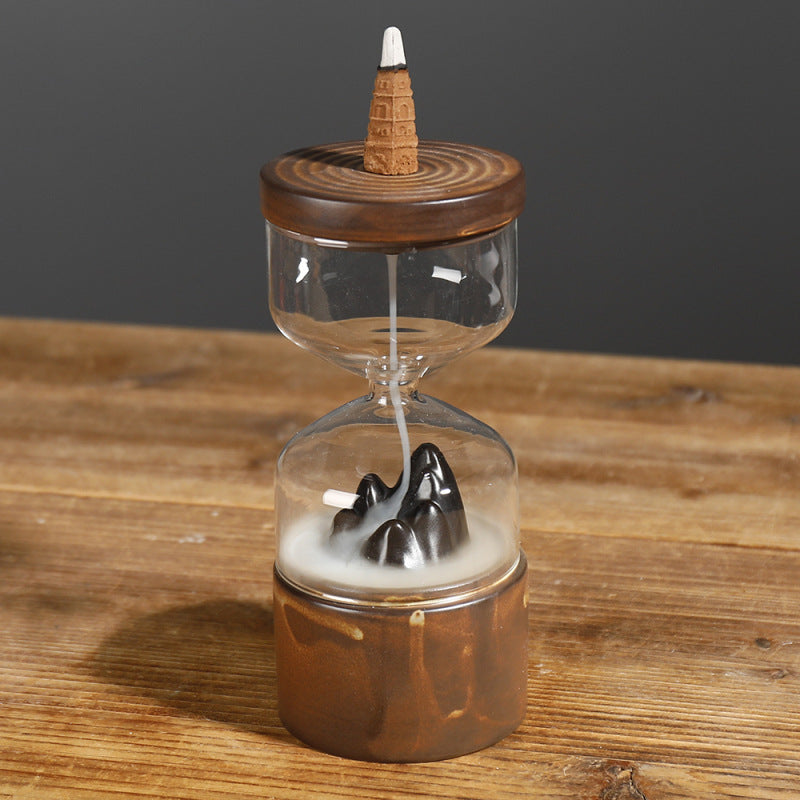 Ceramic Backflow Incense Burner for Flowing Smoke Decor