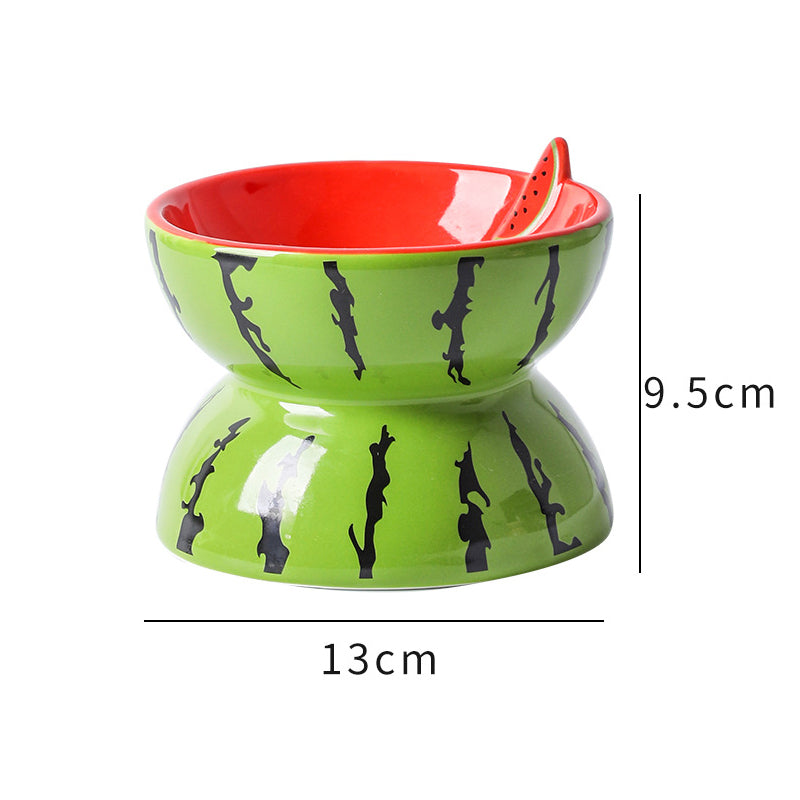 Elevated Ceramic Cat Bowl for Easier Daily Feeding