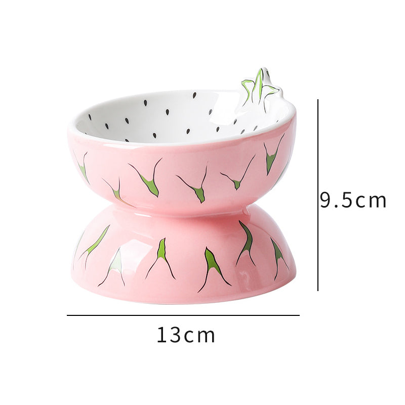 Elevated Ceramic Cat Bowl for Easier Daily Feeding