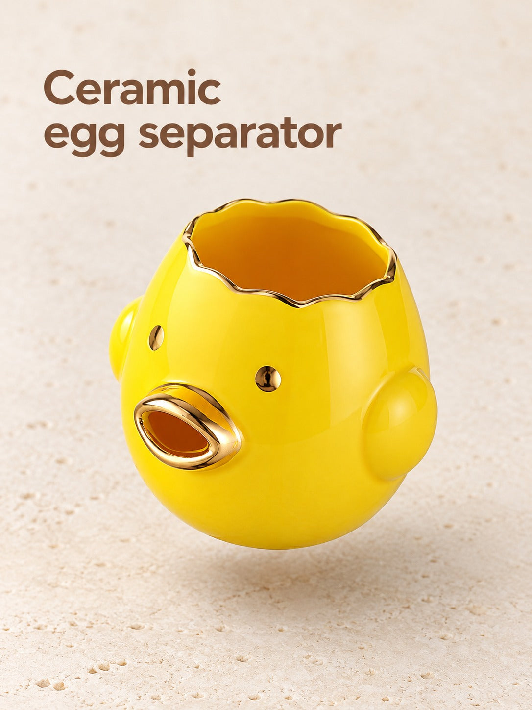 Ceramic Egg Separator for Clean Whites, Easy Cleanup