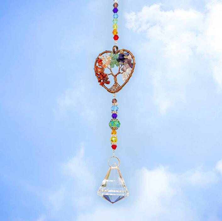 Tree of Life Suncatcher for Rainbow Light Reflections