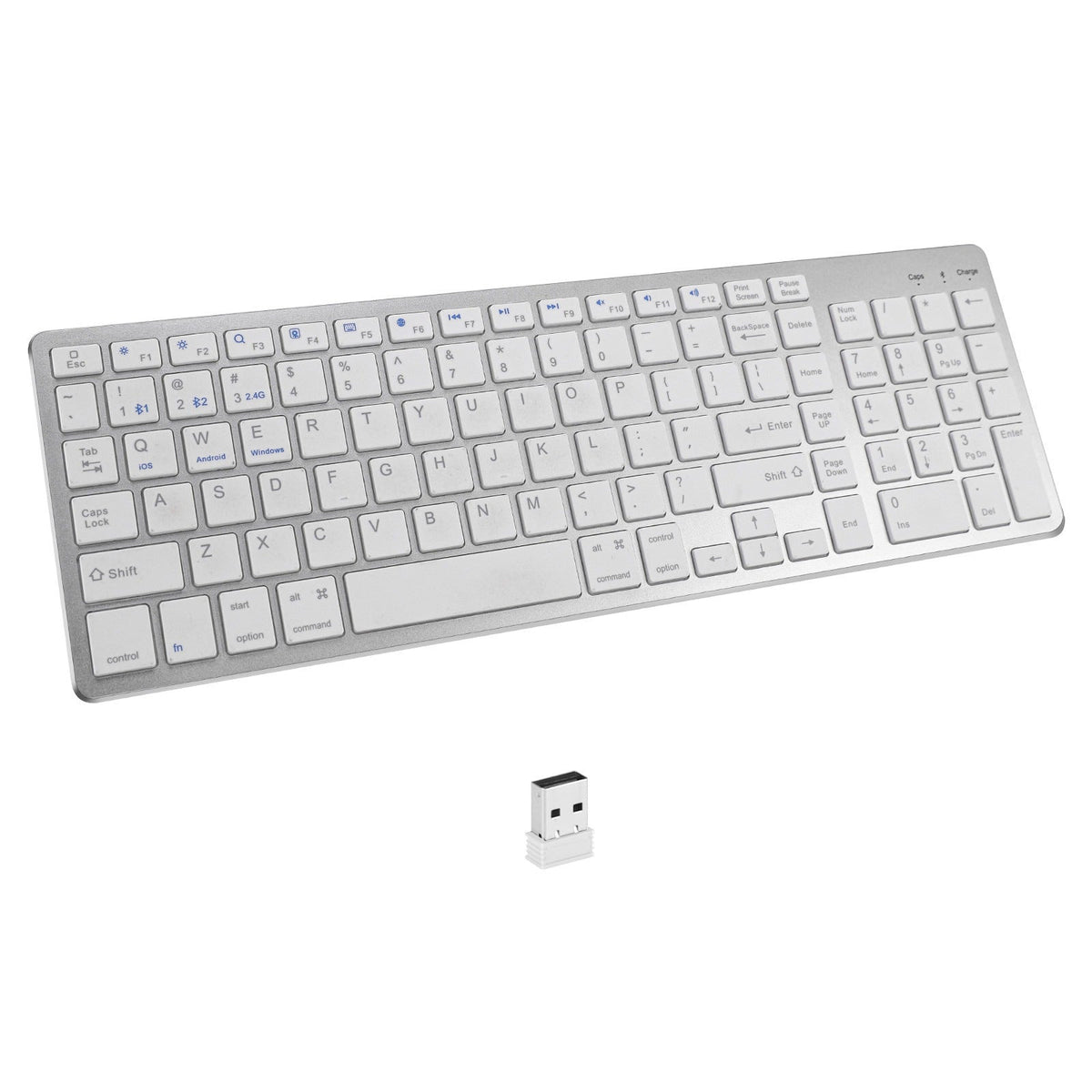 Wireless Keyboard and Mouse Set for iPad, Mac and Windows