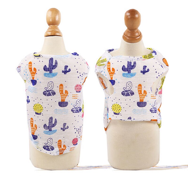 Small Dog Clothes: Lightweight Printed T-Shirts for Walks