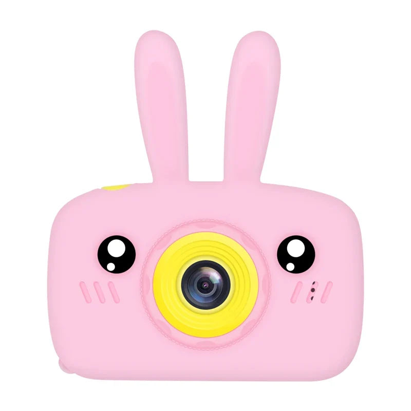 Kids Digital Camera with Cartoon Stickers for Ages 3-10