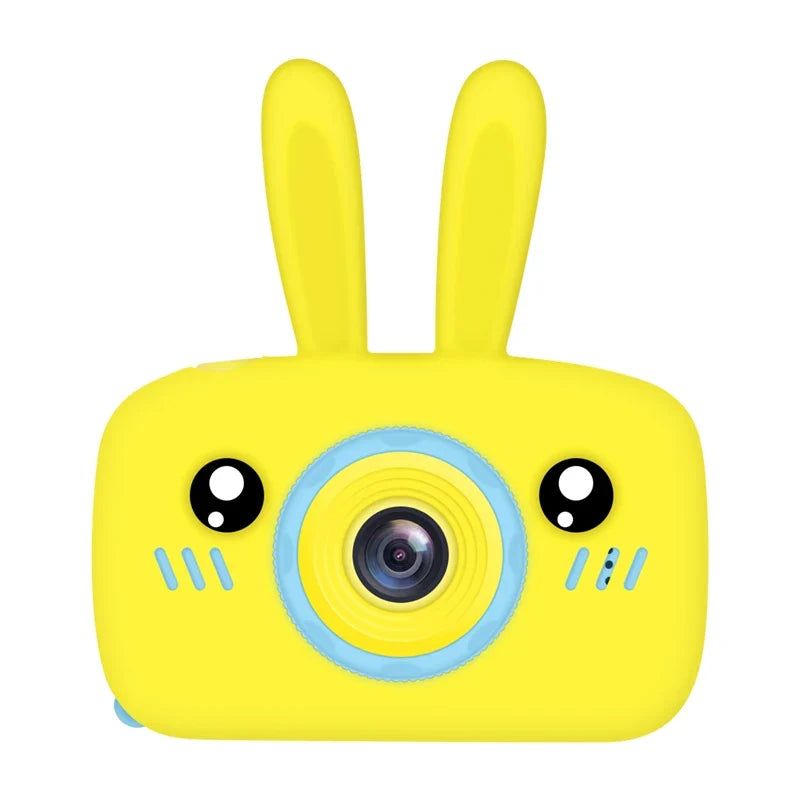 Kids Digital Camera with Cartoon Stickers for Ages 3-10