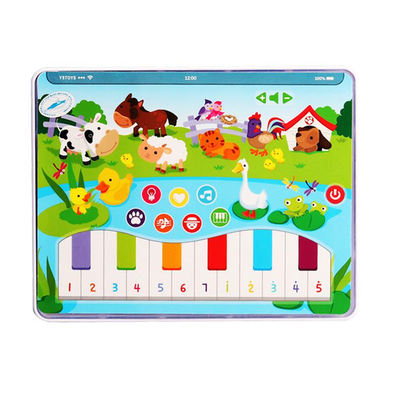 Kids Learning Tablet Toy with Music & Animal Sounds