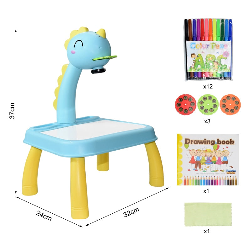 Kids Drawing Projector Table for Screen-Free Creativity