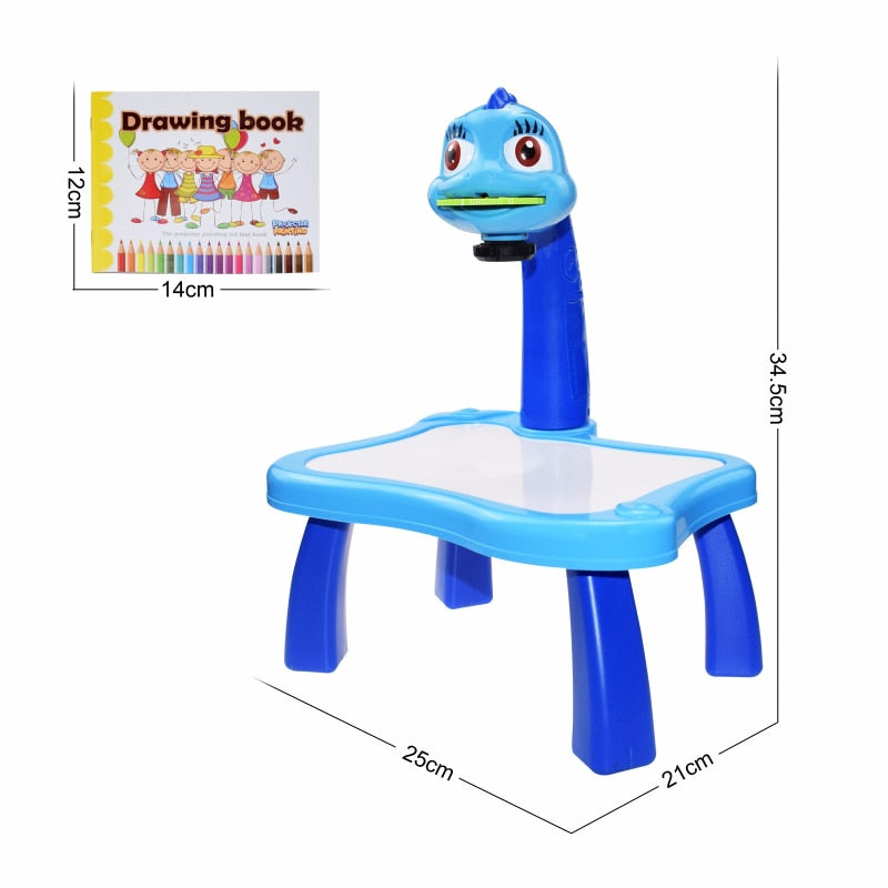 Kids Drawing Projector Table for Screen-Free Creativity