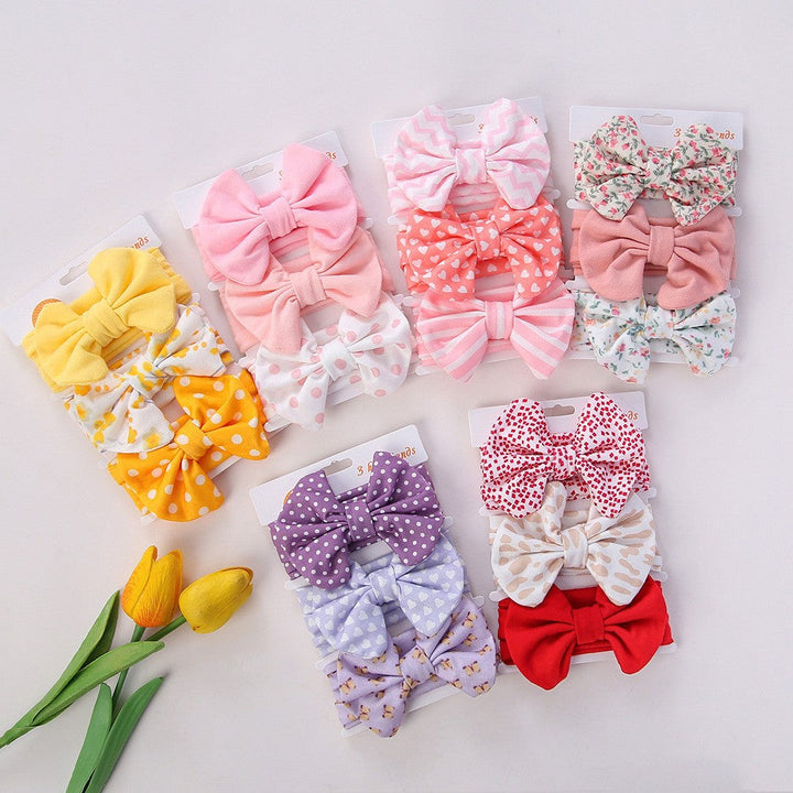 Children's Bow Headbands — Playful Outfit Finishing Set