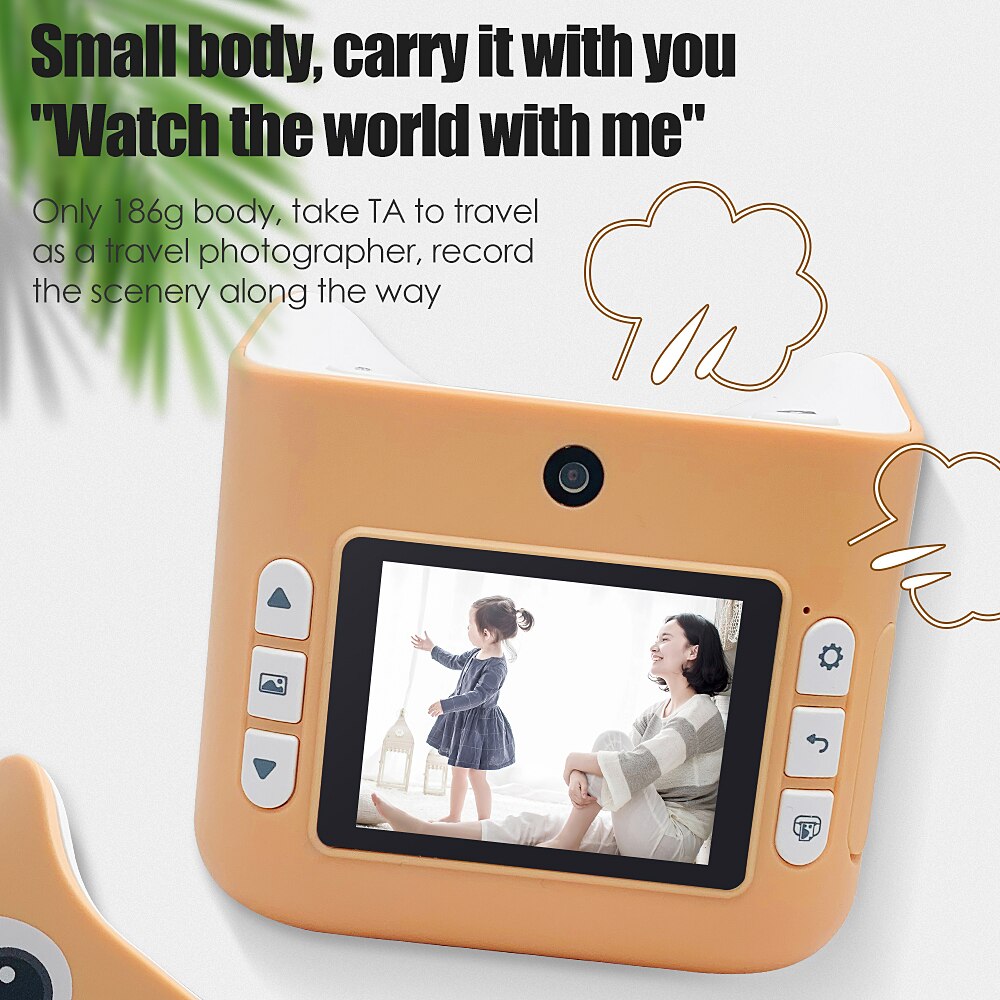 Children's Digital Camera With Instant Print Memories