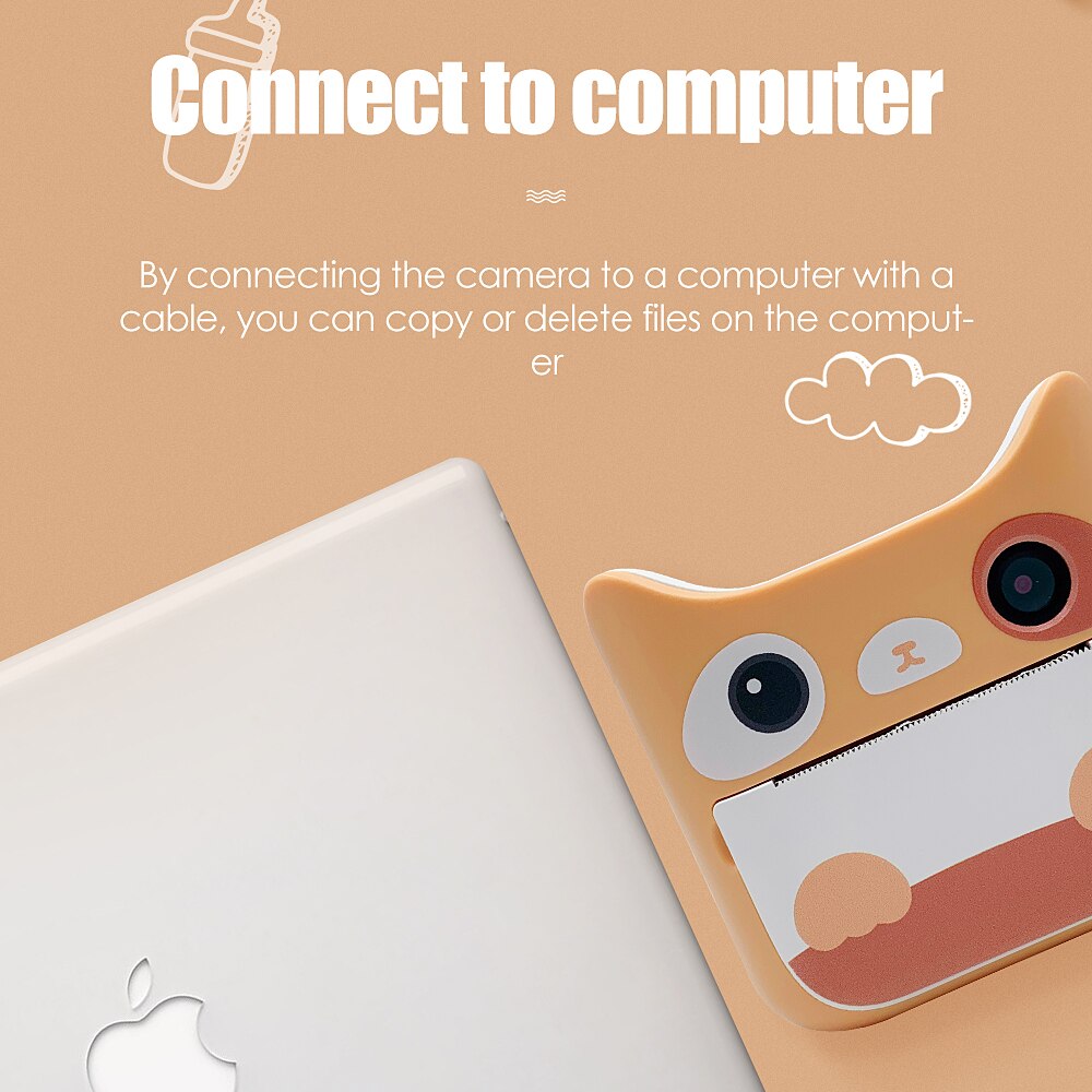 Children's Digital Camera With Instant Print Memories