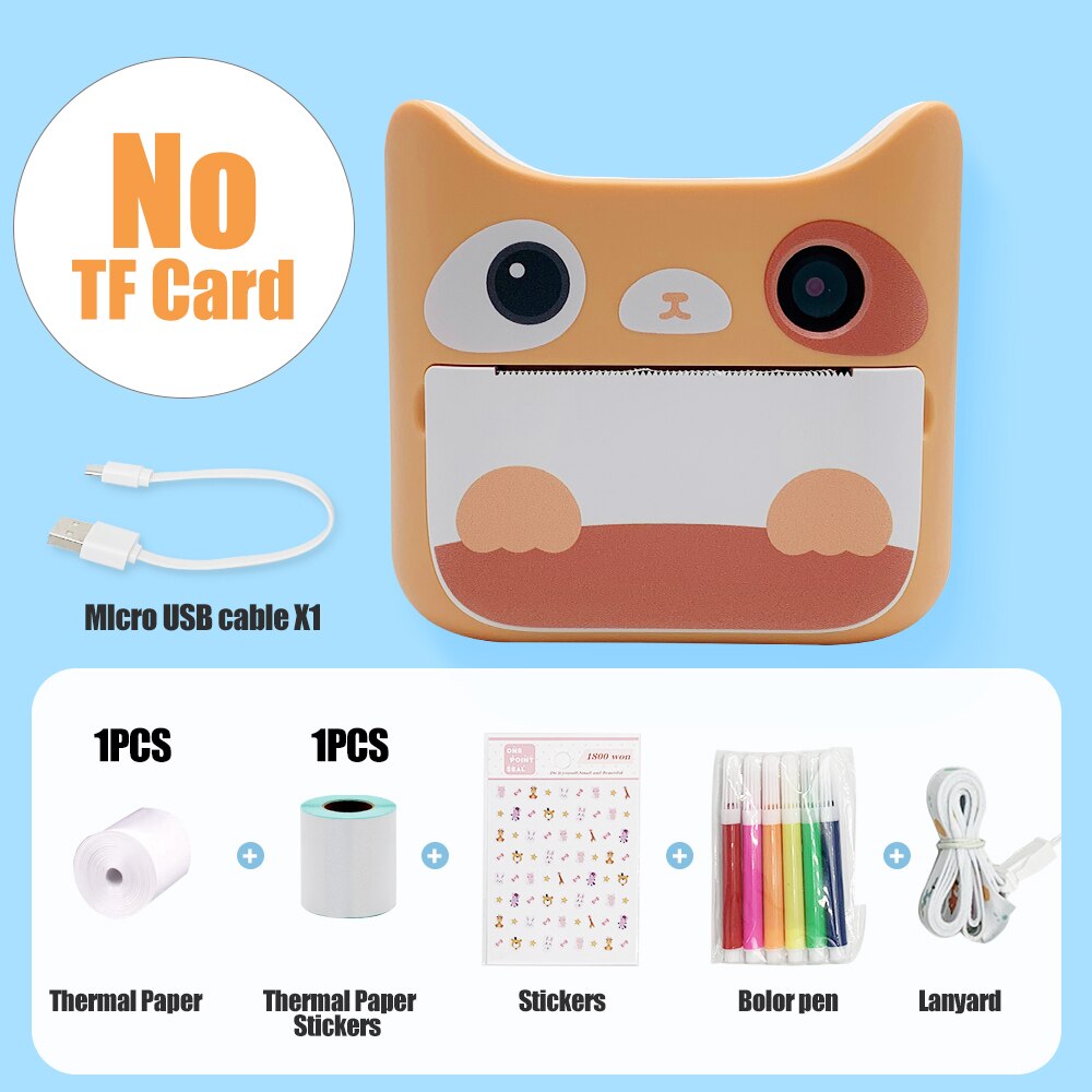 Children's Digital Camera With Instant Print Memories