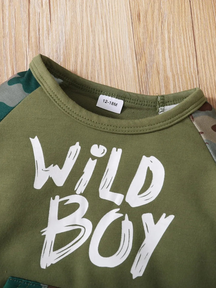 Kids Camouflage Sweatshirt Set — Ready For Play