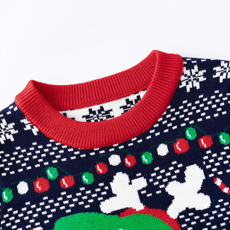 Children's Christmas Dinosaur Sweater | Festive Knit