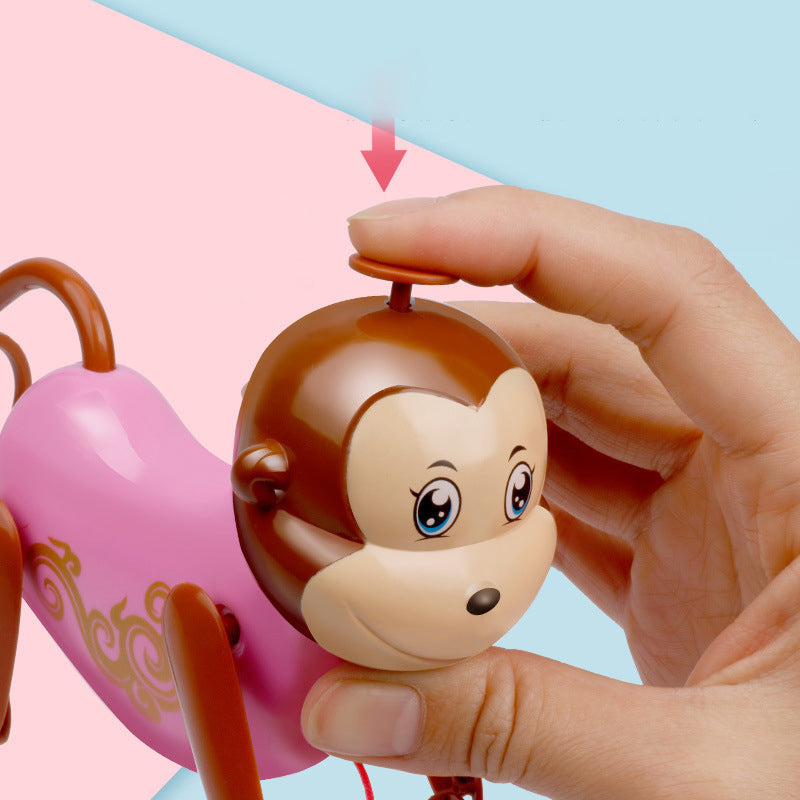Children's Rope Climbing Monkey Toy for Active Play