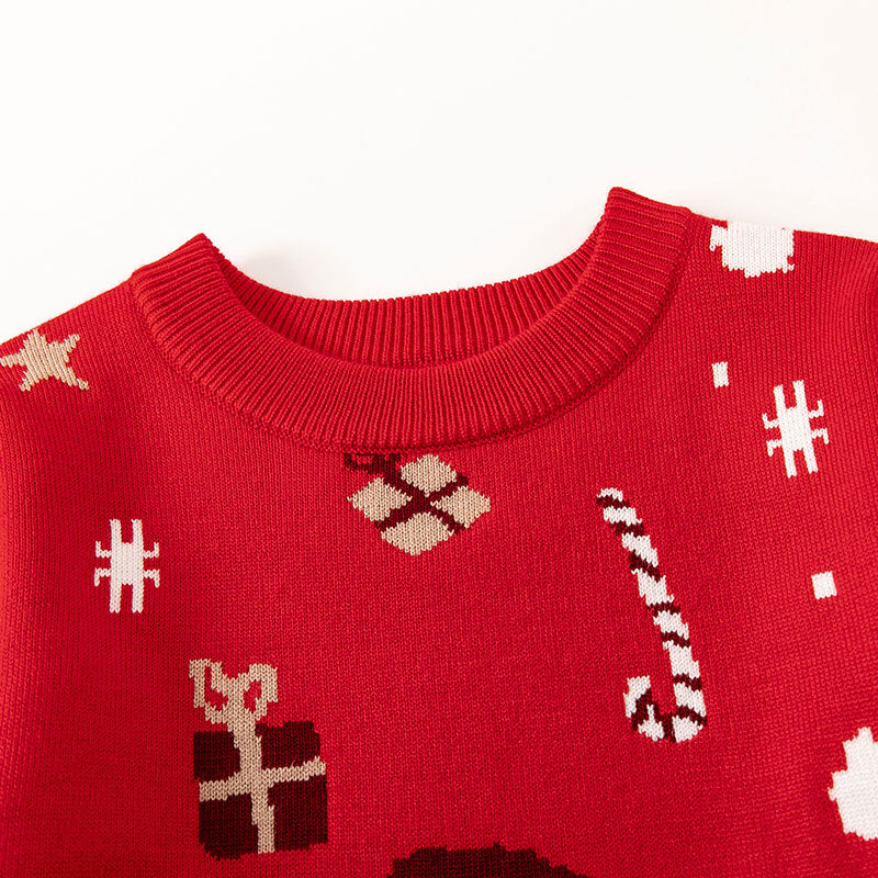 Children's Santa Sweater for Festive Holiday Outfits