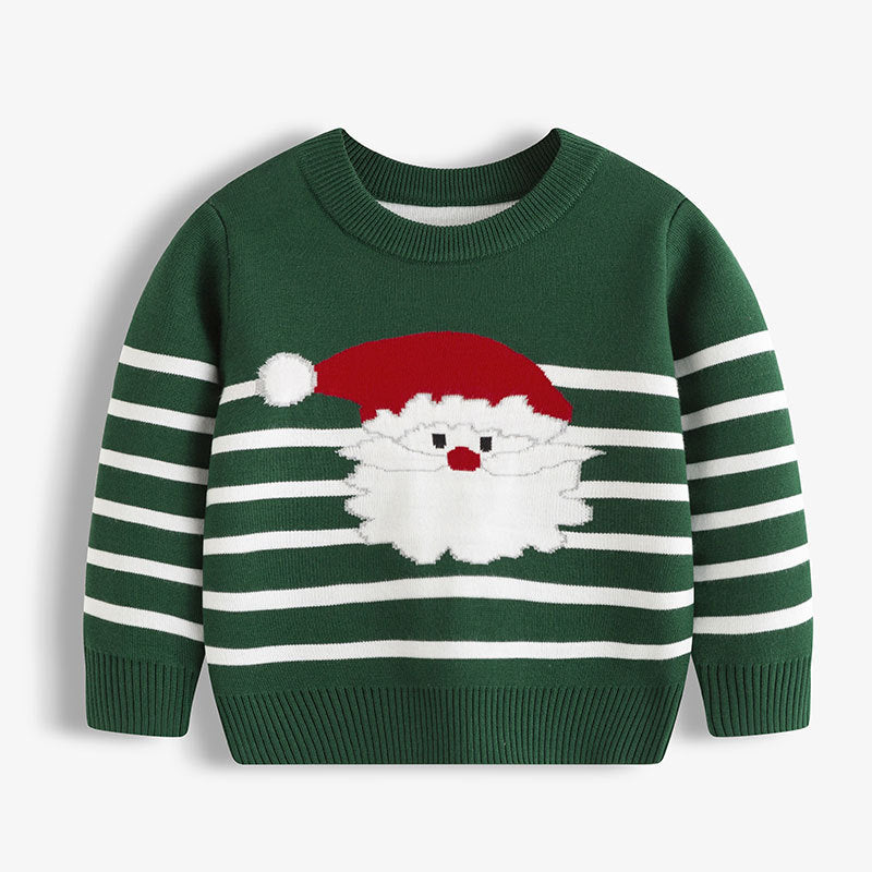 Children's Christmas Santa Knit Sweater | Festive Style