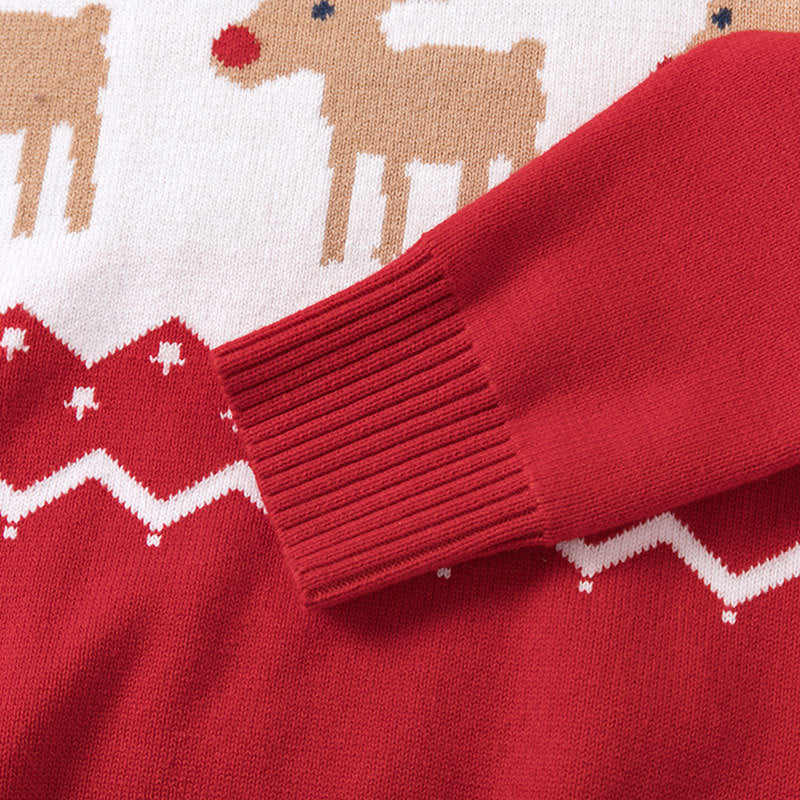 Children's Reindeer Christmas Sweater | Cozy Knitwear