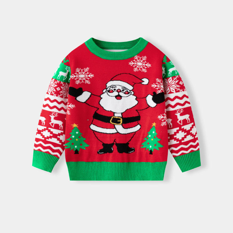 Children's Christmas Sweater | Festive Santa Holiday Style