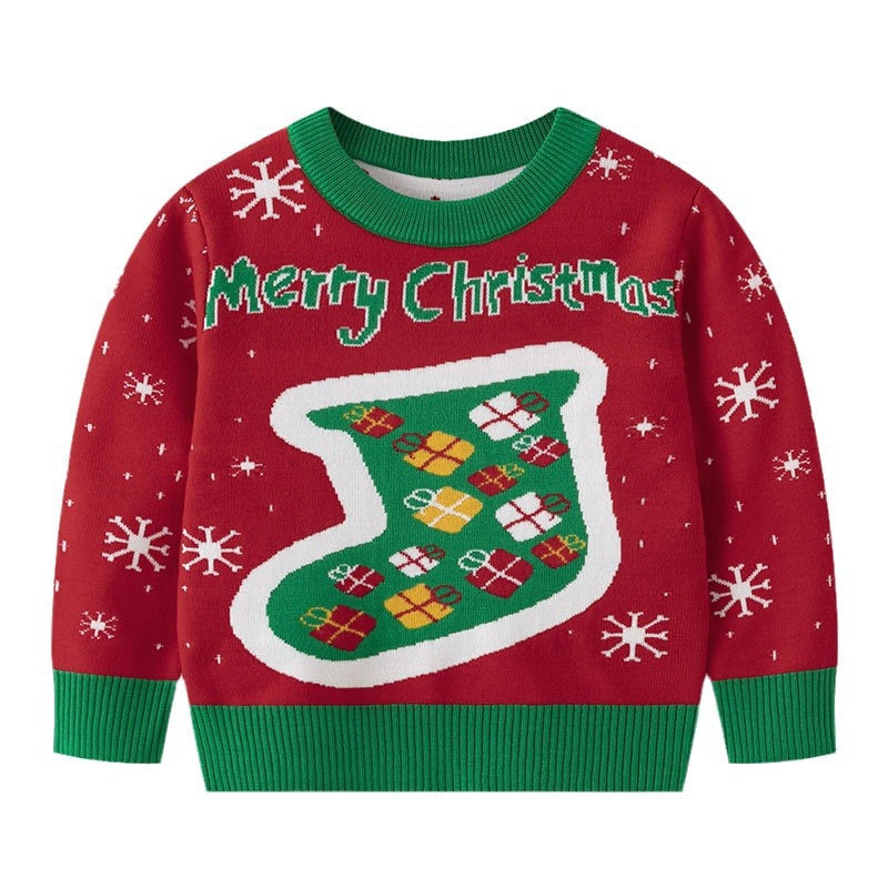 Children's Christmas Sweater for Festive Family Photos