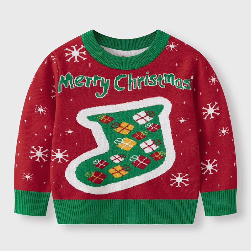 Children's Christmas Sweater for Festive Family Photos