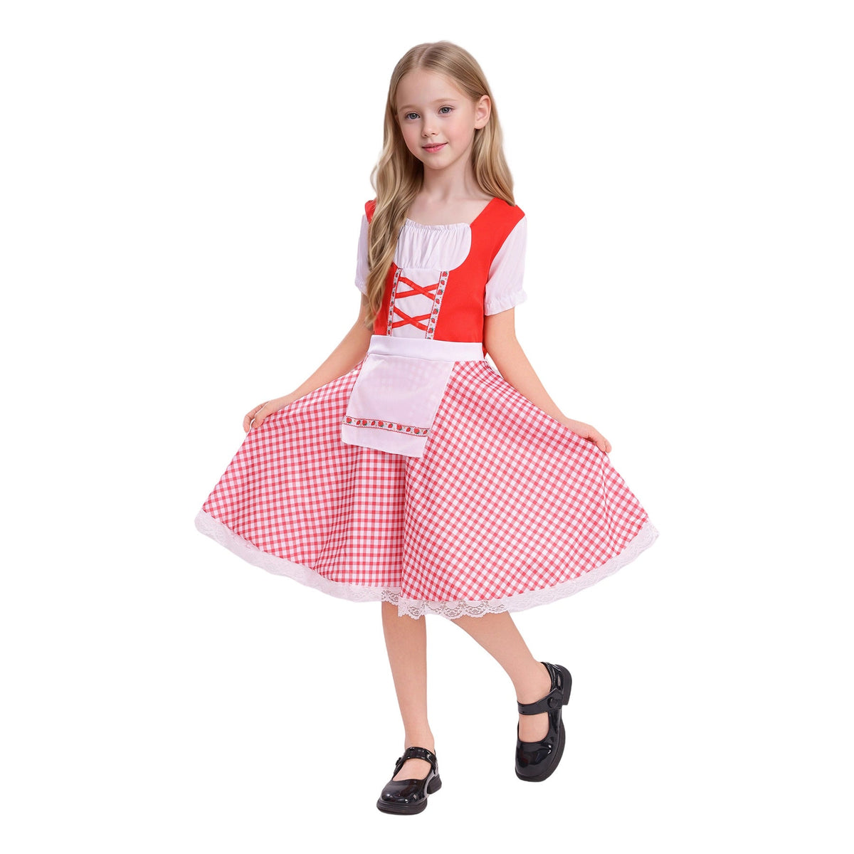 Little Red Riding Hood Costume Set for Kids’ Parties