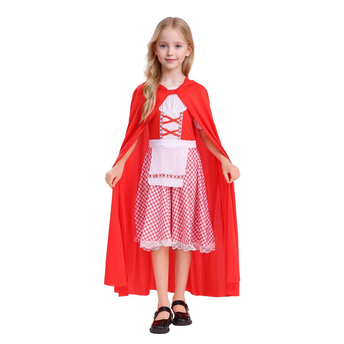 Little Red Riding Hood Costume Set for Kids’ Parties