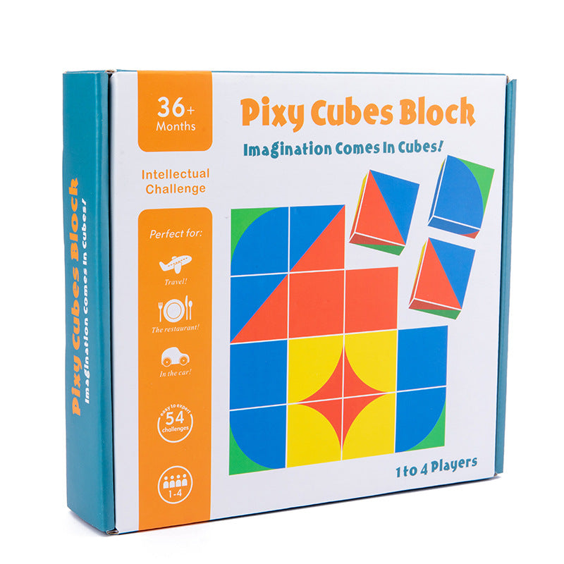 Children's Wooden Puzzle for Spatial Reasoning Play