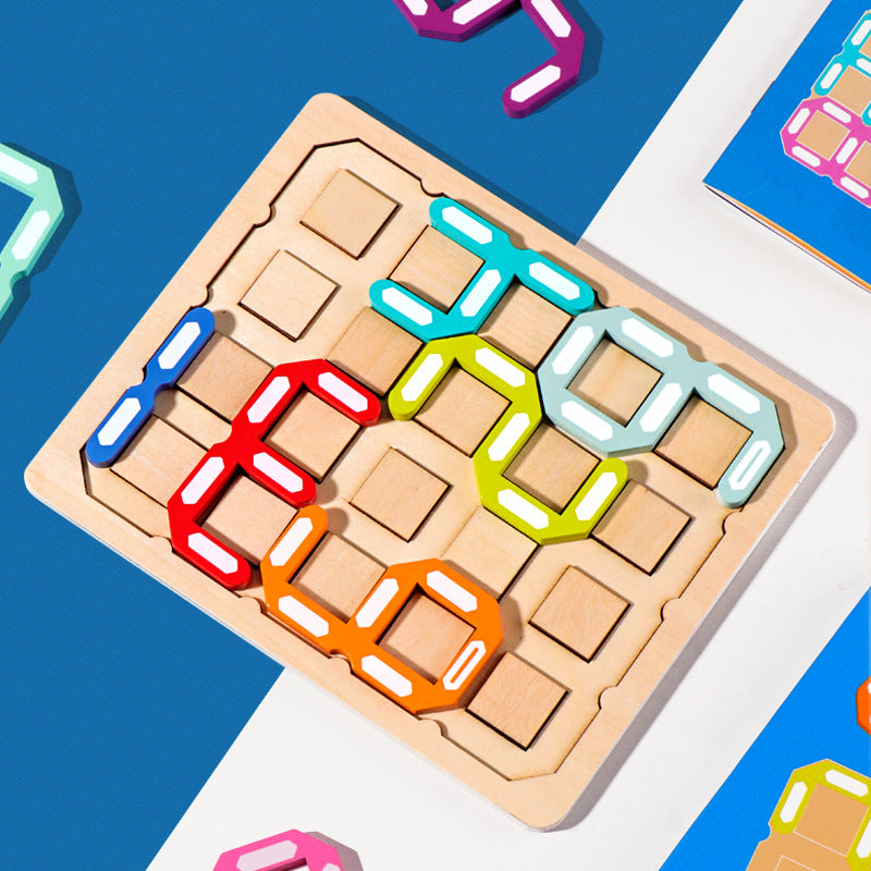Children's Number Maze Puzzle for Screen-Free Learning