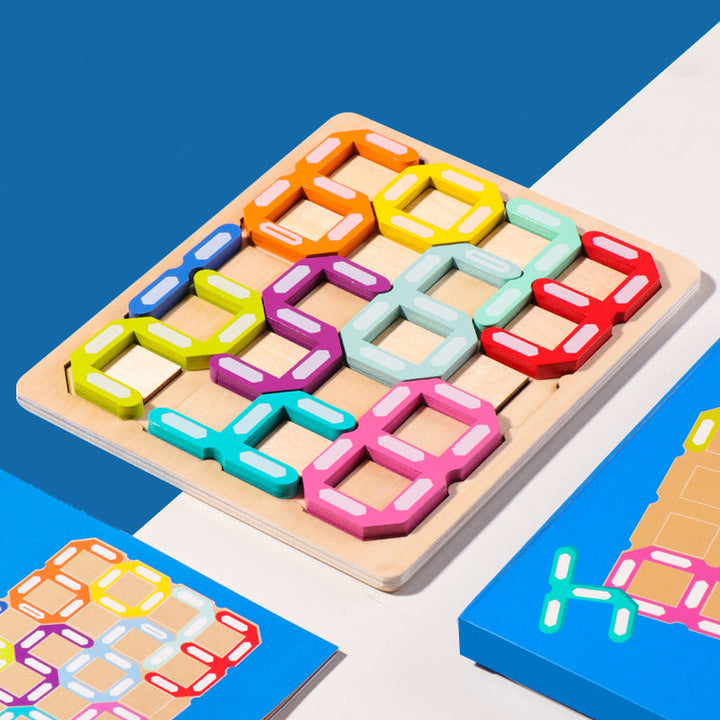 Children's Number Maze Puzzle for Screen-Free Learning