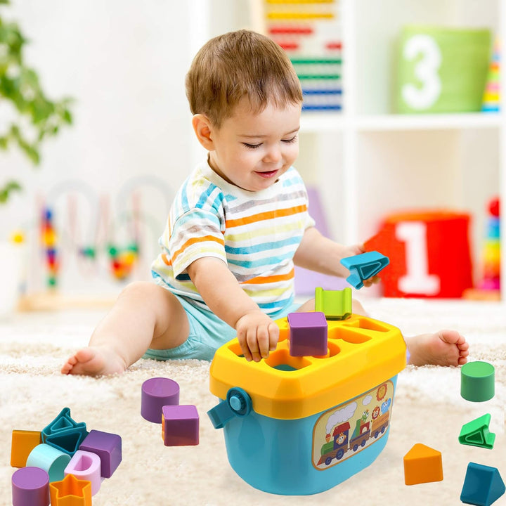 Shape Sorter Toy for Screen-Free Early Learning Play