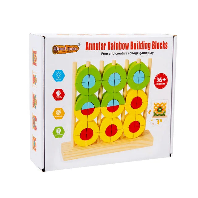 Wooden Pattern Blocks for Kids | Screen-Free Learning